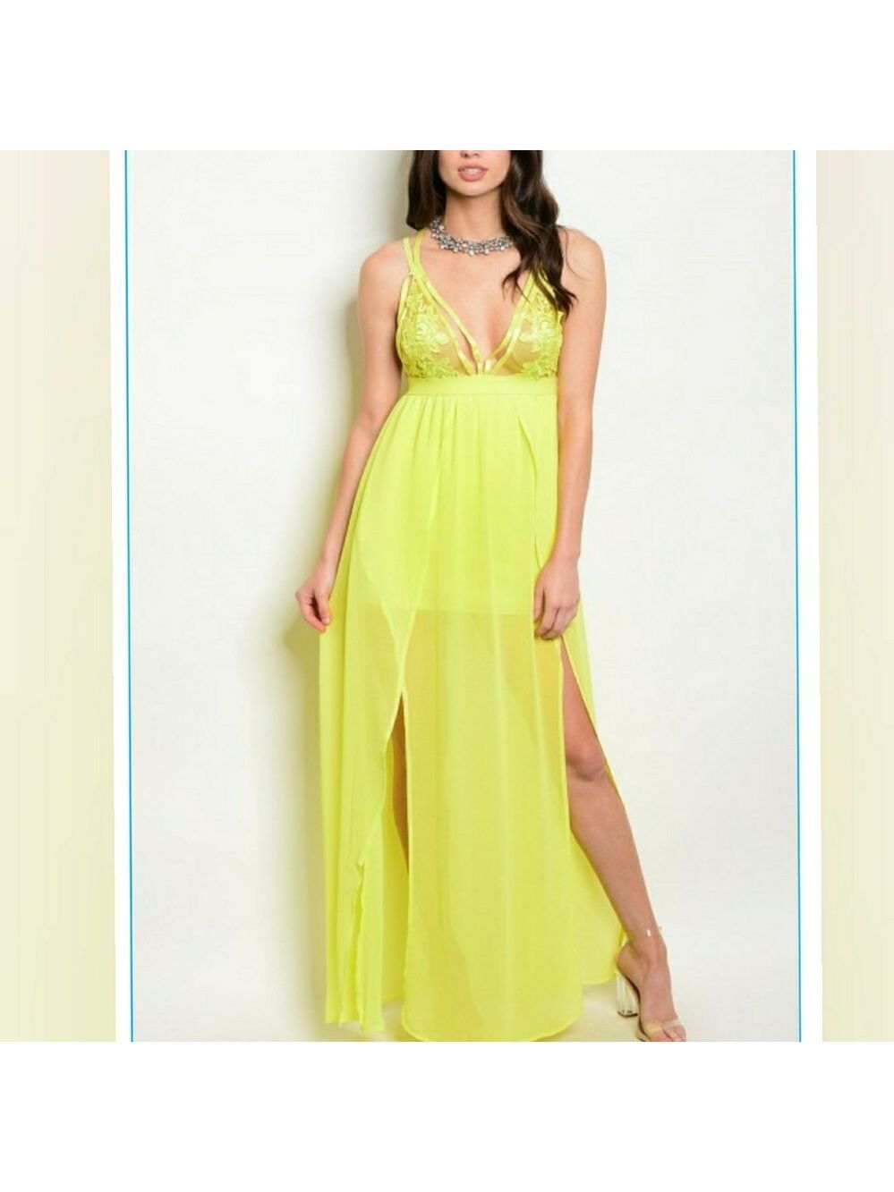 💋🚨super Hot 💋🌡Color LIME DRESS